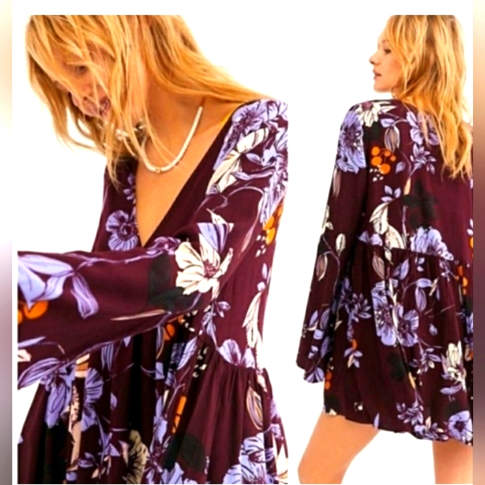 NWOT Free People Bella Tunic Bohemian Tunic/Dress